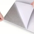 BUĞZ 6 Adet Yapışkanlı Beyaz Mermer Desenli Sticker 30x30 cm