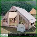 BUĞZ 6 Kişilik 4 Mevsim 2 Kapılı Tavan Pencereli  Şişme Çadır 300*210*200cm