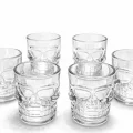 BUĞZ 6lı Cam Kurukafa Bardak Seti Alk5116