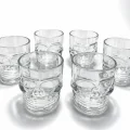BUĞZ 6lı Kurukafa Şeffaf Cam Shot Bardağı Seti 6x5 cm