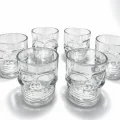 BUĞZ 6lı Kurukafa Şeffaf Cam Shot Bardağı Seti 6x5 cm