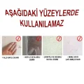 BUĞZ 60 Parça Çok Amaçlı Çift Taraflı Bant 1 Cm X 4 Cm Bx40