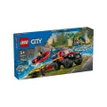 BUĞZ 60412 LEGO® City 4x4 Kurtarma Botlu İtfaiye Kamyonu 301 parça +5 yaş