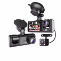  64GB Araç İçi Kamera 3 Kameralı (Yol + Araç İçi+ Arka) FHD Video Kayıt Mikrofonlu Türkçe CC-33