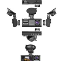 64GB Araç İçi Kamera 3 Kameralı (Yol + Araç İçi+ Arka) FHD Video Kayıt Mikrofonlu Türkçe CC-33