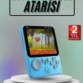  666 Oyunlu Retro El Konsolu Atari 3.5 İnç Taşınabilir Oyun Konsolu