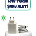 BUĞZ 67 Watt Hızlı Şarj Aleti Poco F2 F3 F4 Uyumlu