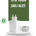 BUĞZ 67 Watt Turbo Şarj Cihazı Redmi Note 10 11 12 Uyumlu