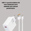  67W Güçlü Şarj Adaptörü ve Turbo Kablo Uzun Ömürlü Dayanıklı Tasarım