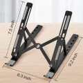 BUĞZ 7 Kademeli Ayarlı Katlanabilir Laptop Tablet Standı Siyah