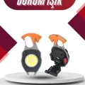 BUĞZ 7 Modlu Mini Led Lamba Anahtarlık USB Şarjlı Kamp İçin Taşınabilir