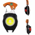 BUĞZ 7 Modlu Mini Led Lamba Anahtarlık USB Şarjlı Kamp İçin Taşınabilir