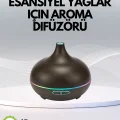 BUĞZ 7 Renk Işıklı Ultrasonik Hava Difüzörü – Sessiz ve Güvenli Kullanım