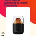 BUĞZ 7 Renk LED Işıklı Uçucu Yağ Difüzörü – Ultrasonik Teknoloji
