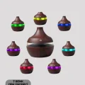BUĞZ 7 Renk LED Işıklı Ultrasonik Aroma Difüzör 300 ml