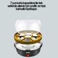  7 Yumurta Kapasiteli Buharlı Yumurta Pişirme Cihazı Sesli Uyarılı