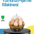  7 Yumurta Kapasiteli Yumurta Pişirme Makinesi Rafadan Orta ve Katı