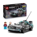 BUĞZ 77256  Speed Champions Geleceğe Dönüş: Zaman Makinesi 357 parça +9 yaş
