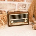 BUĞZ 8 Bantlı Nostaljik Radyo - Bluetooth, USB, SD Kart Desteği ve Hoparlör Özellikli