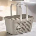 BUĞZ 8li Gri Kulplu Sepet Mutfak Banyo Dolap Düzenleyici Organizer Seti
