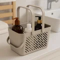 BUĞZ 8li Gri Kulplu Sepet Mutfak Banyo Dolap Düzenleyici Organizer Seti