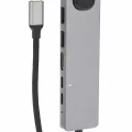 BUĞZ 8 Port Çoklayıcı Macbook Ile Uyumlu Çoğaltıcı Type-C dönüştürücü TF SD kart