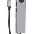 BUĞZ 8 Port Çoklayıcı Macbook Ile Uyumlu Çoğaltıcı Type-C dönüştürücü TF SD kart