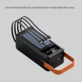 BUĞZ 80000 mAh Solar Powerbank Göstergeli Fenerli Hızlı Şarj Taşınabilir Şarj Cihazı - Lisinya