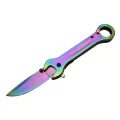 BUĞZ 8000a Anahtar Görünümlü Renkli Kamp Çakı 19 Cm - Otomatik, Metal Sap