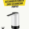 BUĞZ 8000mAh Şarjlı Damacana Su Pompası | Tek Tuşla Otomatik Su Alımı | 40-80 Sn Dolum | Katlanabilir Tasarım