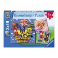  80366 Paw Patrol 3x49 parça Ravensburger Puzzle