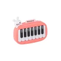  8896-1B 88 Tavşanlı Işıklı Müzikal Piano - 1 Adet Fiyatıdır