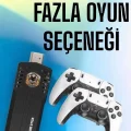  8K Android TV Gme Stick Video Oyun Konsolu Aile Retro 35000 Oyunlu Çift Kollu