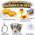 BUĞZ 8’li Sihirbazlık Seti (Kibrit, Defter, Halka, Kupa, İp, 3’lü Kart)