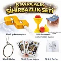 BUĞZ 8’li Sihirbazlık Seti (Kibrit, Defter, Halka, Kupa, İp, 3’lü Kart)