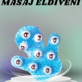 BUĞZ 9 Bilyeli El Şeklinde Omuz Bacak Masaj Aleti Masaj Eldiveni Giyilebilir Plastik Vücut Sıkılaştırıcı