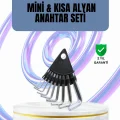 BUĞZ 9 Parça Alyan Anahtar Seti Altıgen Uçlu Mobilya ve Tamir İçin