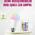 BUĞZ 9 Watt Beyaz Işık ve Renk Ayarlı Akıllı LED Ampul