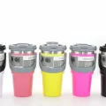 BUĞZ 900 Ml Taşıma Kulplu Paslanmaz Çelik Termos Mug - Vakumlu Isı Yalıtımlı Bardak Alk3137