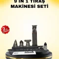 BUĞZ 9’u 1 Arada Bakım Seti Güçlü Motorlu Saç Sakal Burun Kulak Trimmer