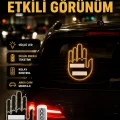 BUĞZ A Kalite Uzaktan Kumandalı LED Park Uyarı Işığı El Figürlü Model