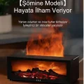 BUĞZ A4 Şömine Esintili Aromaterapi Difüzörü Ultrasonik Hava Nemlendici