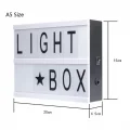 BUĞZ A5 Led Işıklı Yazı Panosu Lightbox