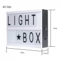 BUĞZ A5 Led Işıklı Yazı Panosu Lightbox