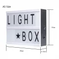 BUĞZ A5 Led Işıklı Yazı Panosu Lightbox - Lisinya