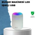  ABS Gövdeli 300ml USB Nemlendirici – Beyaz, Gri, Pembe Renk