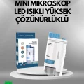  ABS Gövdeli Öğrenci ve Hobi Mikroskobu – Mavi Renk