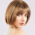BUĞZ Açık Kahverengi Küt Parti Peruk Küt Saç