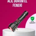 BUĞZ Acil Durum El Feneri Çekiç ve Pusula Özellikli Güçlü Işık
