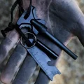 BUĞZ Acil Durum Magnezyum Çubuk Çakmaktaşı Hayatta Kalma Ateş Başlatıcı Çakmak Kiti Düdük Hediyeli